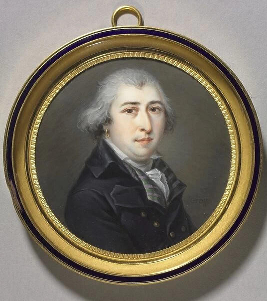 Portrait of a Man with an Earring, c. 1800. Creator: Anonymous Graff (1800)