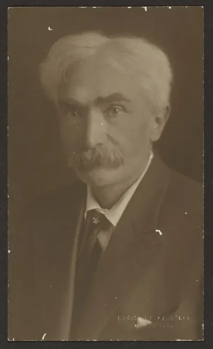Framed Print : Portrait of a Man with Flower Tie Pin, 1907-1924. Creator: Louis Fleckenstein Framed Print : Portrait of a Man with Flower Tie Pin, 1907-1924. Creator: Louis Fleckenstein