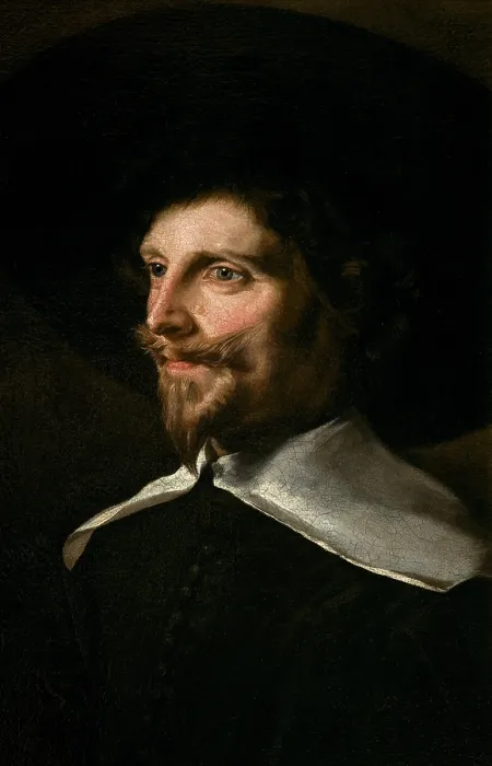 Framed Print : Portrait of a Man in a Hat, c1630-1635. Creator: Abraham de Vries Framed Print : Portrait of a Man in a Hat, c1630-1635. Creator: Abraham de Vries