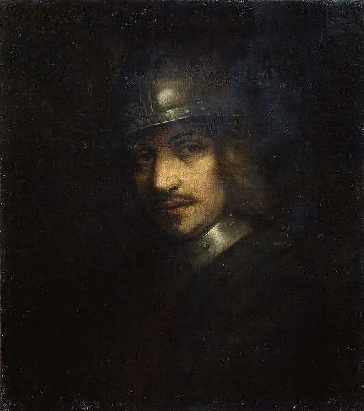 Portrait of a Man with Helmet, 17th century. Artist: Ferdinand Bol