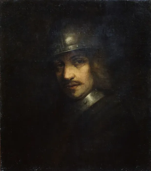 Framed Print : Portrait of a Man with Helmet, 17th century. Artist: Ferdinand Bol Framed Print : Portrait of a Man with Helmet, 17th century. Artist: Ferdinand Bol