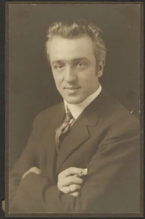 Framed Print : Portrait of a Man Holding Cigar, 1907-1924. Creator: Louis Fleckenstein Framed Print : Portrait of a Man Holding Cigar, 1907-1924. Creator: Louis Fleckenstein
