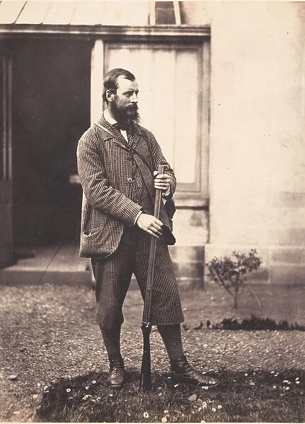 Portrait of Man in Hunting Garb, ca. 1856-59. Creator: Horatio Ross