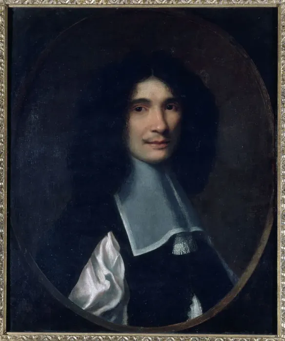 Framed Print : Portrait of a man, formerly identified as Nicolas Fouquet (1615-1680), c1660. Creator: Unknown Framed Print : Portrait of a man, formerly identified as Nicolas Fouquet (1615-1680), c1660. Creator: Unknown