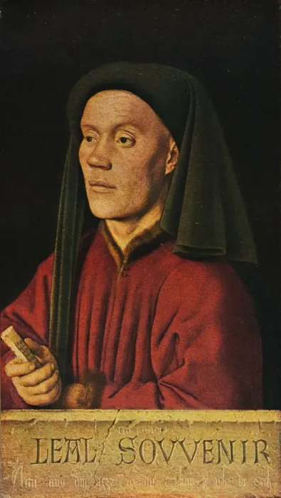 Framed Print : Portrait of a Man ( Leal Souvenir ), 1432, (1909). Artist: Jan van Eyck Framed Print : Portrait of a Man ( Leal Souvenir ), 1432, (1909). Artist: Jan van Eyck