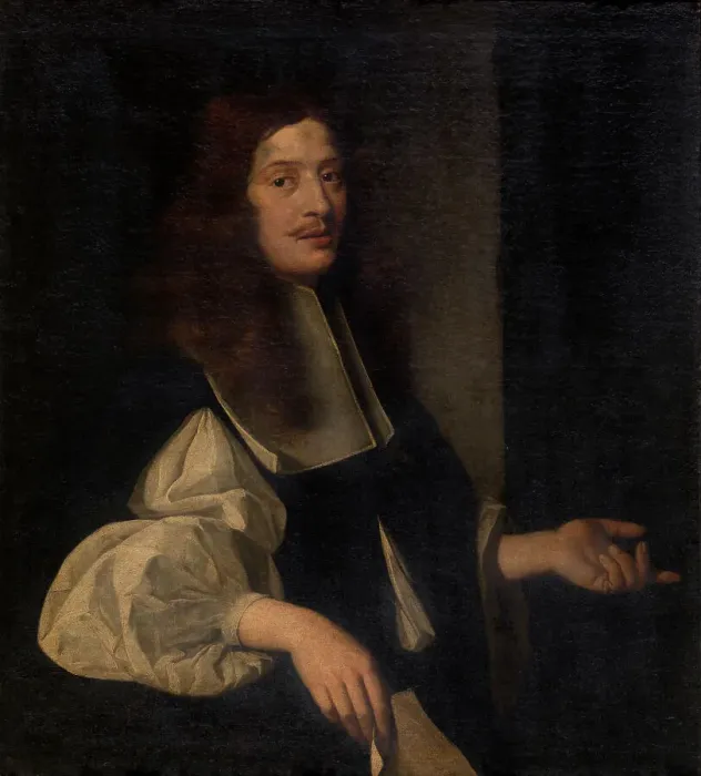 Framed Print : Portrait of a Man, mid-late 17th century. Creator: Benjamin von Block Framed Print : Portrait of a Man, mid-late 17th century. Creator: Benjamin von Block