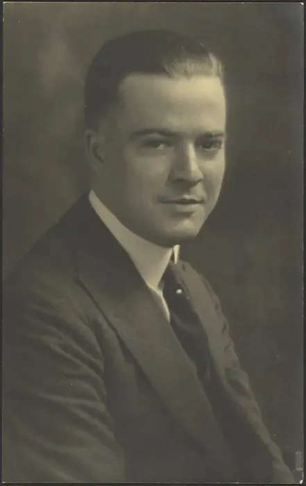 Framed Print : Portrait of a Man with Pearl Tie Pin, 1907-1943. Creator: Louis Fleckenstein Framed Print : Portrait of a Man with Pearl Tie Pin, 1907-1943. Creator: Louis Fleckenstein
