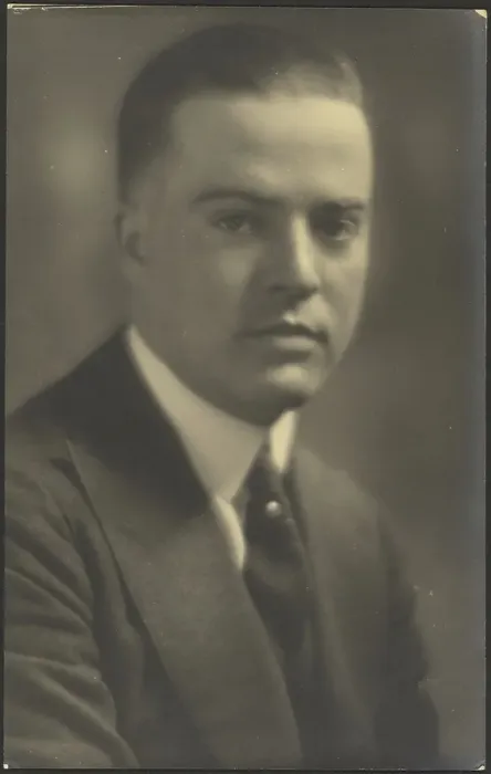 Framed Print : Portrait of a Man with Pearl Tie Pin, 1907-1943. Creator: Louis Fleckenstein Framed Print : Portrait of a Man with Pearl Tie Pin, 1907-1943. Creator: Louis Fleckenstein