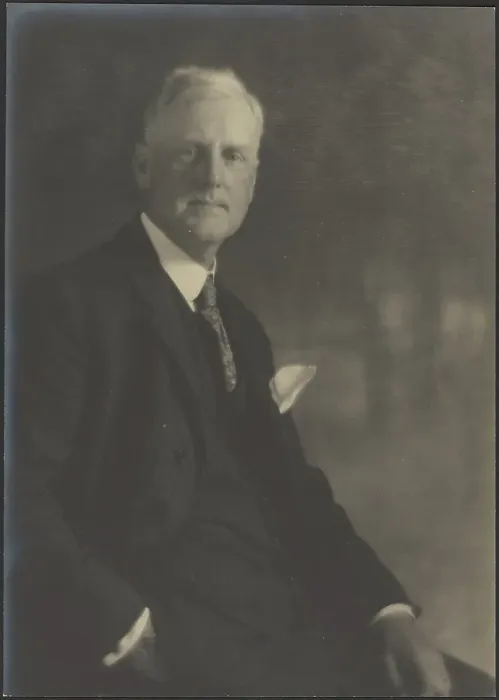 Framed Print : Portrait of a Man with Pocket Handkerchief, 1907-1943. Creator: Louis Fleckenstein Framed Print : Portrait of a Man with Pocket Handkerchief, 1907-1943. Creator: Louis Fleckenstein