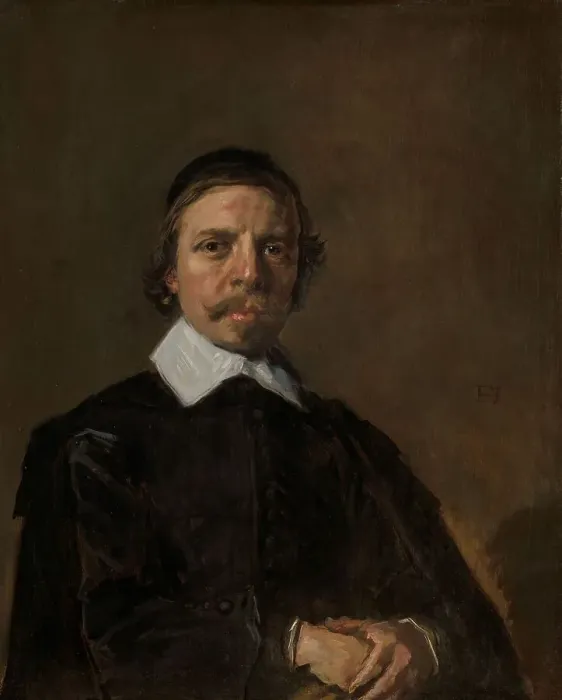 Framed Print : Portrait of a Man, possibly a Clergyman, c.1657-c.1660. Creator: Frans Hals Framed Print : Portrait of a Man, possibly a Clergyman, c.1657-c.1660. Creator: Frans Hals
