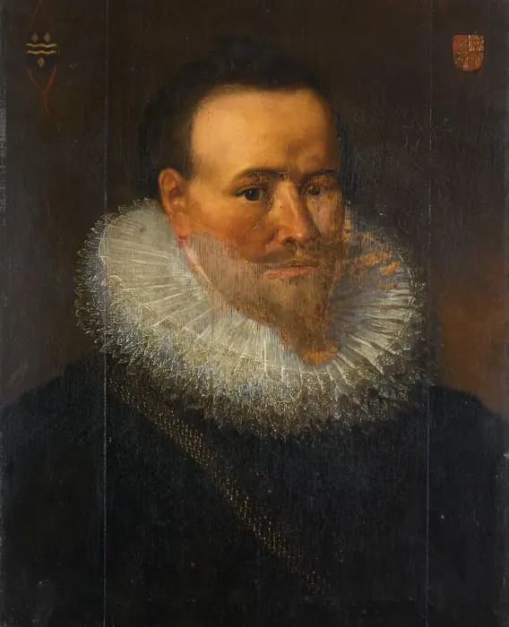 Framed Print : Portrait of a Man, possibly Joris van Cats (c.1590-1654), c.1621. Creator: Unknown Framed Print : Portrait of a Man, possibly Joris van Cats (c.1590-1654), c.1621. Creator: Unknown