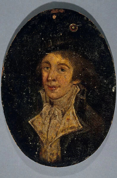 Portrait of a man, formerly presumed to be Le Peletier of Saint-Fargeau, c1789. Creator: FA Bourgeois