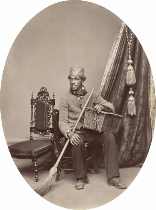 Framed Print : Portrait of a Man [recto], c. 1862-1864. Creator: George K Warren
