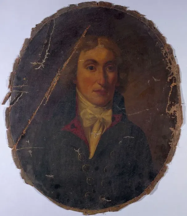Framed Print : Portrait of a man from the revolutionary period, between 1789 and 1799. Creator: Unknown Framed Print : Portrait of a man from the revolutionary period, between 1789 and 1799. Creator: Unknown