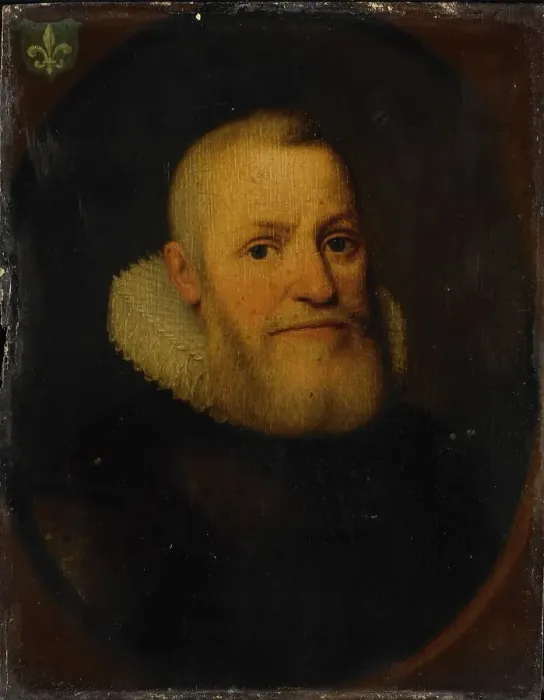 Framed Print : Portrait of a Man of the Rijswijck or Van Rijswijk family, c.1610-c.1620. Creator: Unknown Framed Print : Portrait of a Man of the Rijswijck or Van Rijswijk family, c.1610-c.1620. Creator: Unknown
