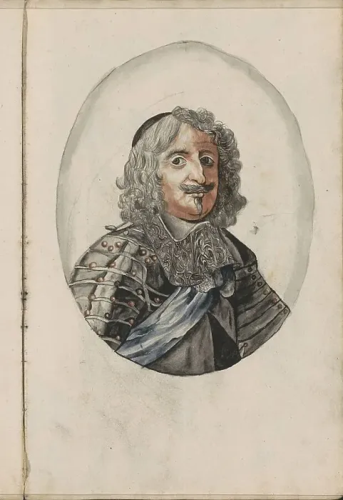 Framed Print : Portrait of a man with a sash, 1696. Creator: Hendrick van Beaumont Framed Print : Portrait of a man with a sash, 1696. Creator: Hendrick van Beaumont