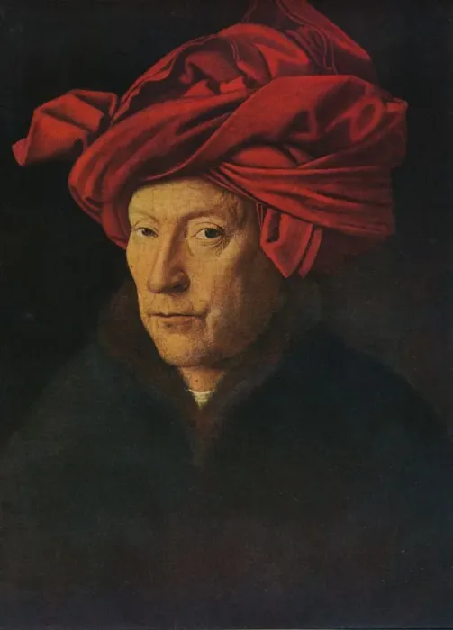 Framed Print : Portrait of a Man (Self Portrait?), 1433. Artist: Jan van Eyck Framed Print : Portrait of a Man (Self Portrait?), 1433. Artist: Jan van Eyck