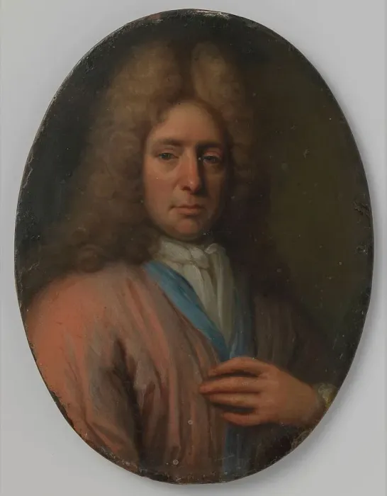 Framed Print : Portrait of a Man, perhaps a Self Portrait, 1670-1693. Creator: Jan Verkolje Framed Print : Portrait of a Man, perhaps a Self Portrait, 1670-1693. Creator: Jan Verkolje