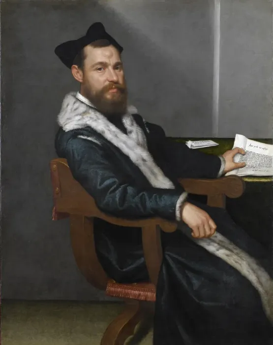 Framed Print : Portrait of a man (The Magistrate), 1560 Framed Print : Portrait of a man (The Magistrate), 1560
