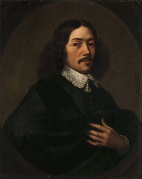 Portrait of a Man, thought to be Bartholomeus Vermuyden (1616 / 17-1650), 1650. Creator: Dirck Craey
