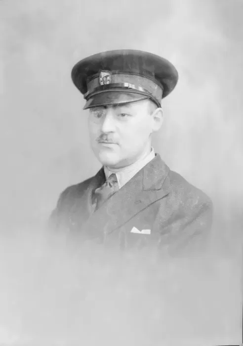 Framed Print : Portrait of a man in uniform, c1935. Creator: Kirk & Sons of Cowes Framed Print : Portrait of a man in uniform, c1935. Creator: Kirk & Sons of Cowes