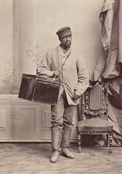 Portrait of a Man [verso], c. 1869. Creator: George K Warren