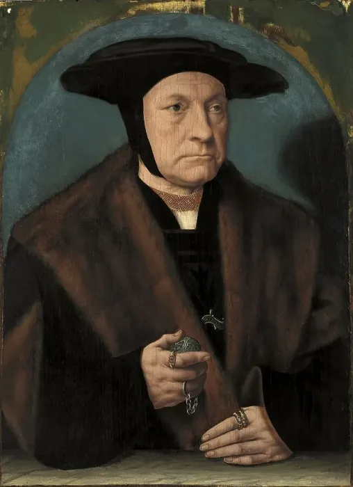 Framed Print : Portrait of a Man from the Weinsberg Family, 1538. Creator: Bartholomaeus Bruyn the Elder Framed Print : Portrait of a Man from the Weinsberg Family, 1538. Creator: Bartholomaeus Bruyn the Elder