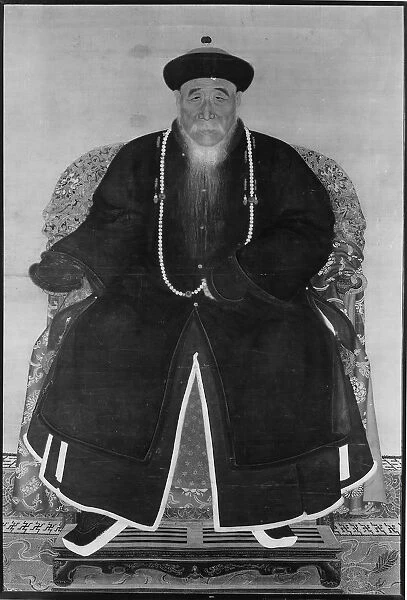 Portrait of a Manchu Official, 17th or 18th century. Creator: Unknown