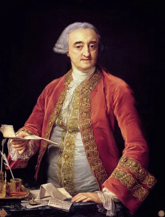 Framed Print : Portrait of Manuel de Roda. Artist: Batoni, Pompeo Girolamo (1708-1787) Framed Print : Portrait of Manuel de Roda. Artist: Batoni, Pompeo Girolamo (1708-1787)