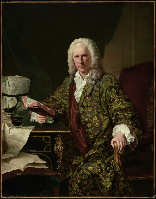 Framed Print : Portrait of Marc de Villiers, 1747. Creator: Jacques-Andre-Joseph Aved Framed Print : Portrait of Marc de Villiers, 1747. Creator: Jacques-Andre-Joseph Aved