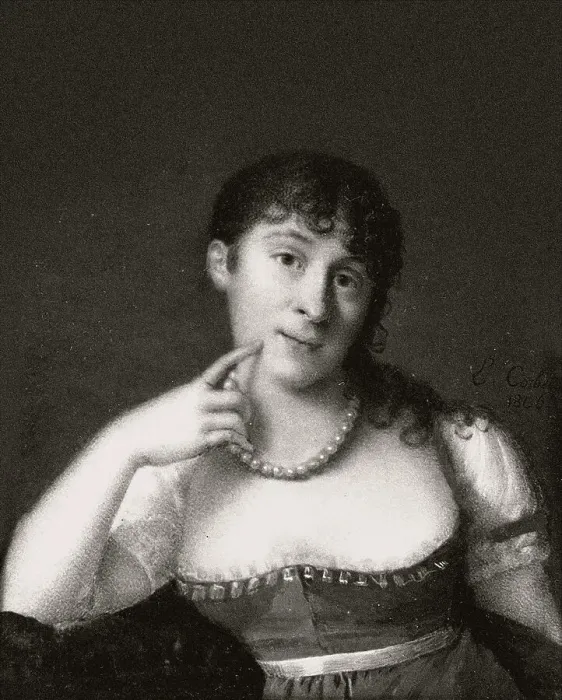 Framed Print : Portrait of Marceline Desbordes-Valmore (1786-1859), 1806. Creator: Corbet, Édouard-Joseph (1772-1825) Framed Print : Portrait of Marceline Desbordes-Valmore (1786-1859), 1806. Creator: Corbet, Édouard-Joseph (1772-1825)