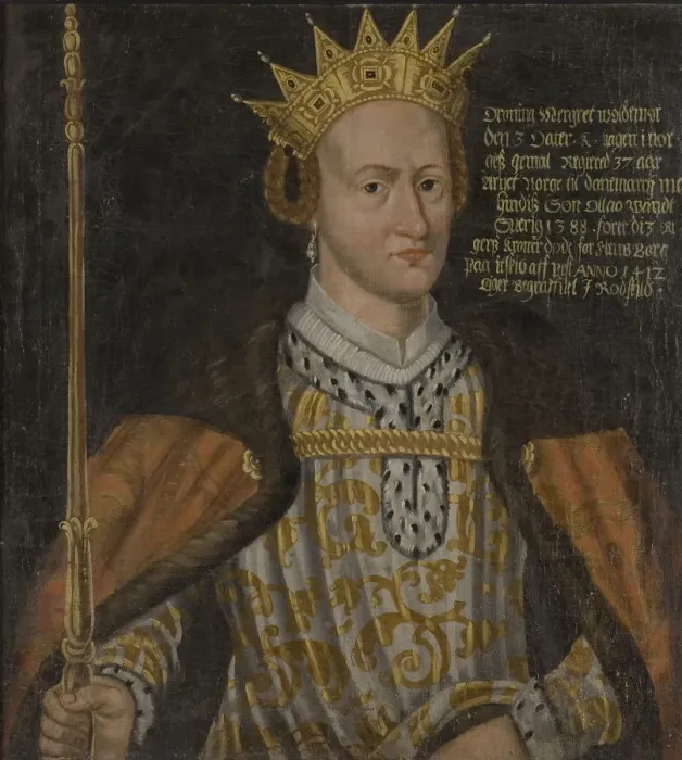 Framed Print : Portrait of Margaret I of Denmark (1353-1412) Framed Print : Portrait of Margaret I of Denmark (1353-1412)