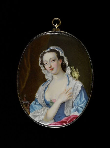Portrait of Margaret 'Peg' Woffington, between 1750 and 1770. Creator: English School. Portrait of Margaret 'Peg' Woffington, between 1750 and 1770. Creator: English School