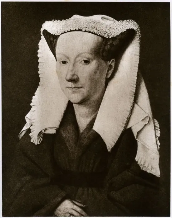 Framed Print : Portrait of Margaret van Eyck, 1927. Artist: Jan van Eyck Framed Print : Portrait of Margaret van Eyck, 1927. Artist: Jan van Eyck