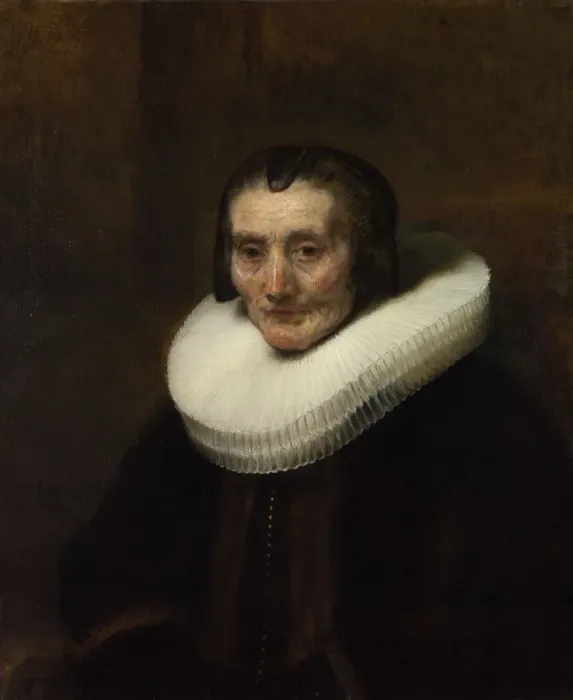 Framed Print : Portrait of Margaretha de Geer, Wife of Jacob Trip, 1661. Artist: Rembrandt van Rhijn (1606-1669) Framed Print : Portrait of Margaretha de Geer, Wife of Jacob Trip, 1661. Artist: Rembrandt van Rhijn (1606-1669)