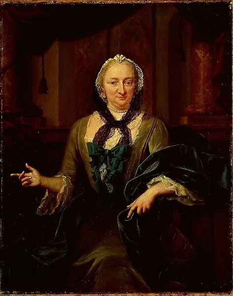 Portrait of Margaretha Trip, Wife of Hendrik van de Poll, 1754. Creator: Jan Maurits Quinkhard