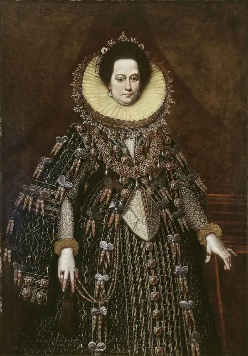 Framed Print : Portrait of Margherita Aldobrandini (1588-1646), Duchess of Parma and Piacenza, 1622-1627. Creator: Anonymous Framed Print : Portrait of Margherita Aldobrandini (1588-1646), Duchess of Parma and Piacenza, 1622-1627. Creator: Anonymous