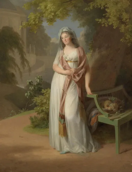 Framed Print : Portrait of Margravine Luise von Anhalt-Dessau (1750-1811) Framed Print : Portrait of Margravine Luise von Anhalt-Dessau (1750-1811)
