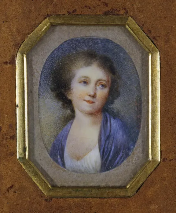 Framed Print : Portrait of Maria Alexeevna Lvova, First quarter of 19th century. Artist: Anonymous Framed Print : Portrait of Maria Alexeevna Lvova, First quarter of 19th century. Artist: Anonymous