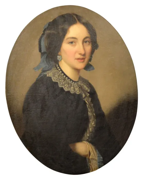 Framed Print : Portrait of Maria Alexeevna Sukhotina (1830-1889), nee Dyakova Framed Print : Portrait of Maria Alexeevna Sukhotina (1830-1889), nee Dyakova
