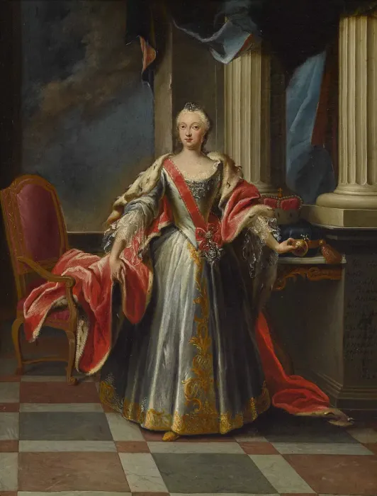 Framed Print : Portrait of Maria Anna Sophia of Saxony (1728-1797), Electress of Bavaria. Creator: Horemans Framed Print : Portrait of Maria Anna Sophia of Saxony (1728-1797), Electress of Bavaria. Creator: Horemans