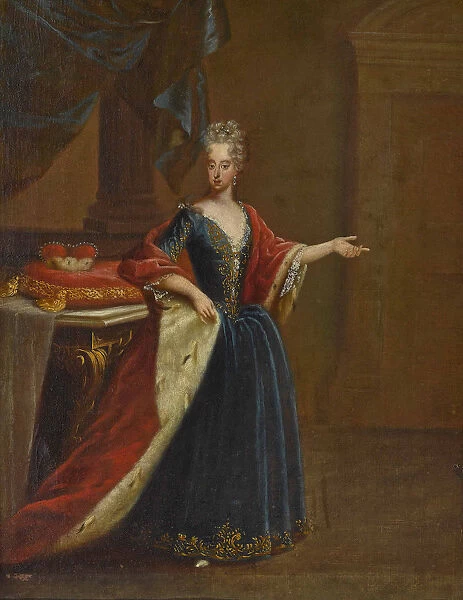 Portrait of Maria Antonia of Austria (1669-1692), Electress of Bavaria. Creator: Horemans