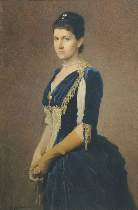 Framed Print : Portrait of Maria Grigoryevna Shcherbatova, nee Stroganova (1857-1920) Framed Print : Portrait of Maria Grigoryevna Shcherbatova, nee Stroganova (1857-1920)
