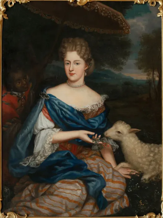 Framed Print : Portrait of Maria Karolina Sobieska (1697-1740). Artist: Anonymous Framed Print : Portrait of Maria Karolina Sobieska (1697-1740). Artist: Anonymous