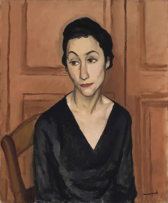 Framed Print : Portrait of Maria Lani, 1928. Creator: Marquet, Pierre-Albert (1875-1947) Framed Print : Portrait of Maria Lani, 1928. Creator: Marquet, Pierre-Albert (1875-1947)