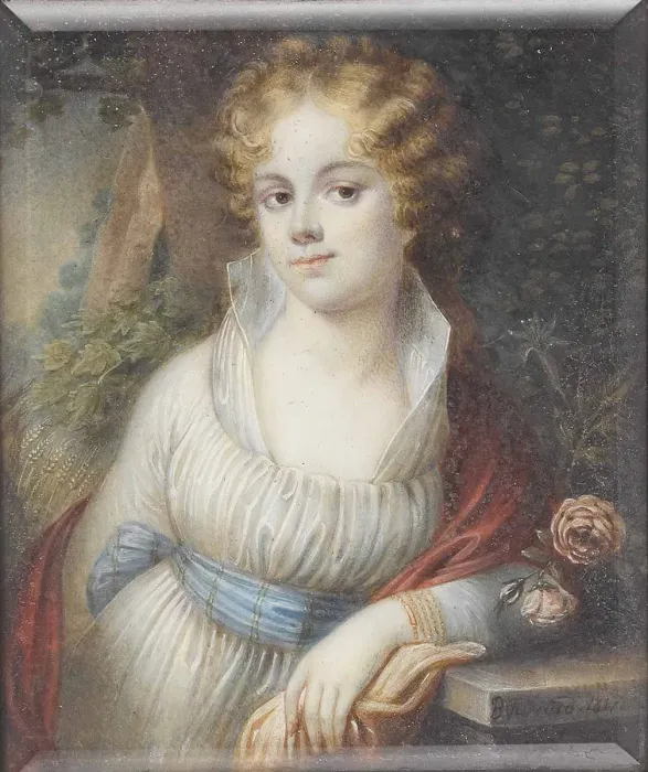 Framed Print : Portrait of Maria Lopukhina, 1817 Framed Print : Portrait of Maria Lopukhina, 1817