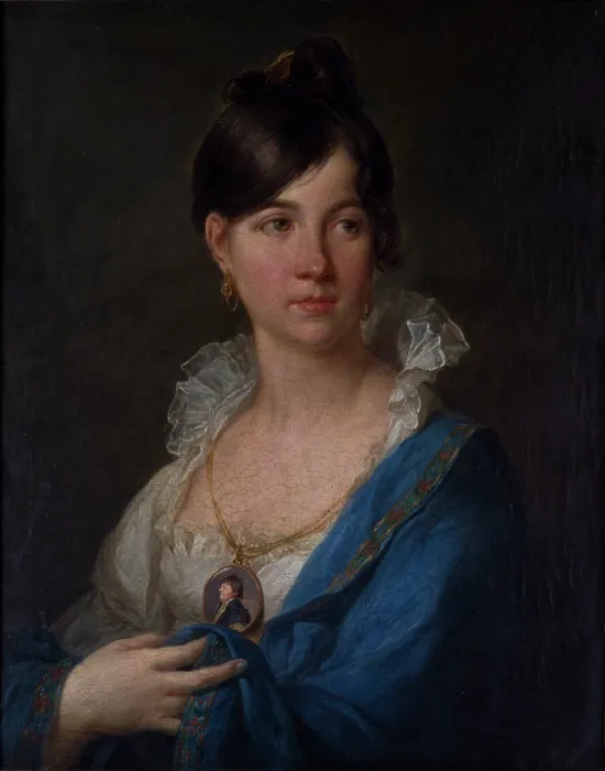 Framed Print : Portrait of Maria Magnuszewska, c1815. Creator: Franciszek Ksawery Lampi Framed Print : Portrait of Maria Magnuszewska, c1815. Creator: Franciszek Ksawery Lampi
