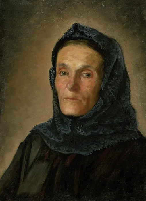 Framed Print : Portrait of Maria Matuskova, mid-late 19th century. Creator: Peter Michal Bohun Framed Print : Portrait of Maria Matuskova, mid-late 19th century. Creator: Peter Michal Bohun