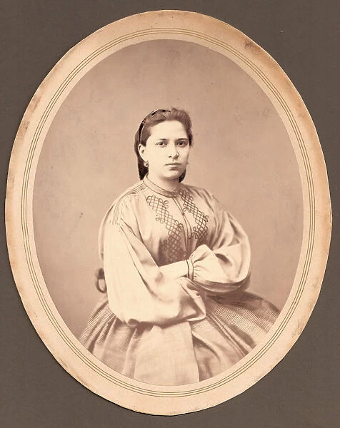 Portrait of Maria Mikhaylovna Dostoevskaya (1844-1888). Artist: Anonymous