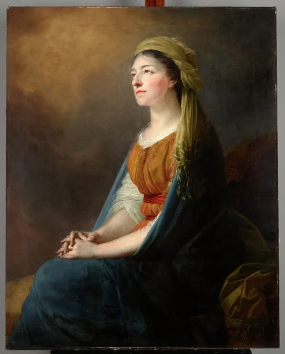 Framed Print : Portrait of Maria nee Czartoryska, Duchess of Wurtemberg (1768-1854), 1795. Creator: Heinrich Friedrich Fuger Framed Print : Portrait of Maria nee Czartoryska, Duchess of Wurtemberg (1768-1854), 1795. Creator: Heinrich Friedrich Fuger